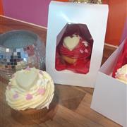 single Valentines Cup Cake 