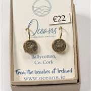 ballycotton earings sand colour